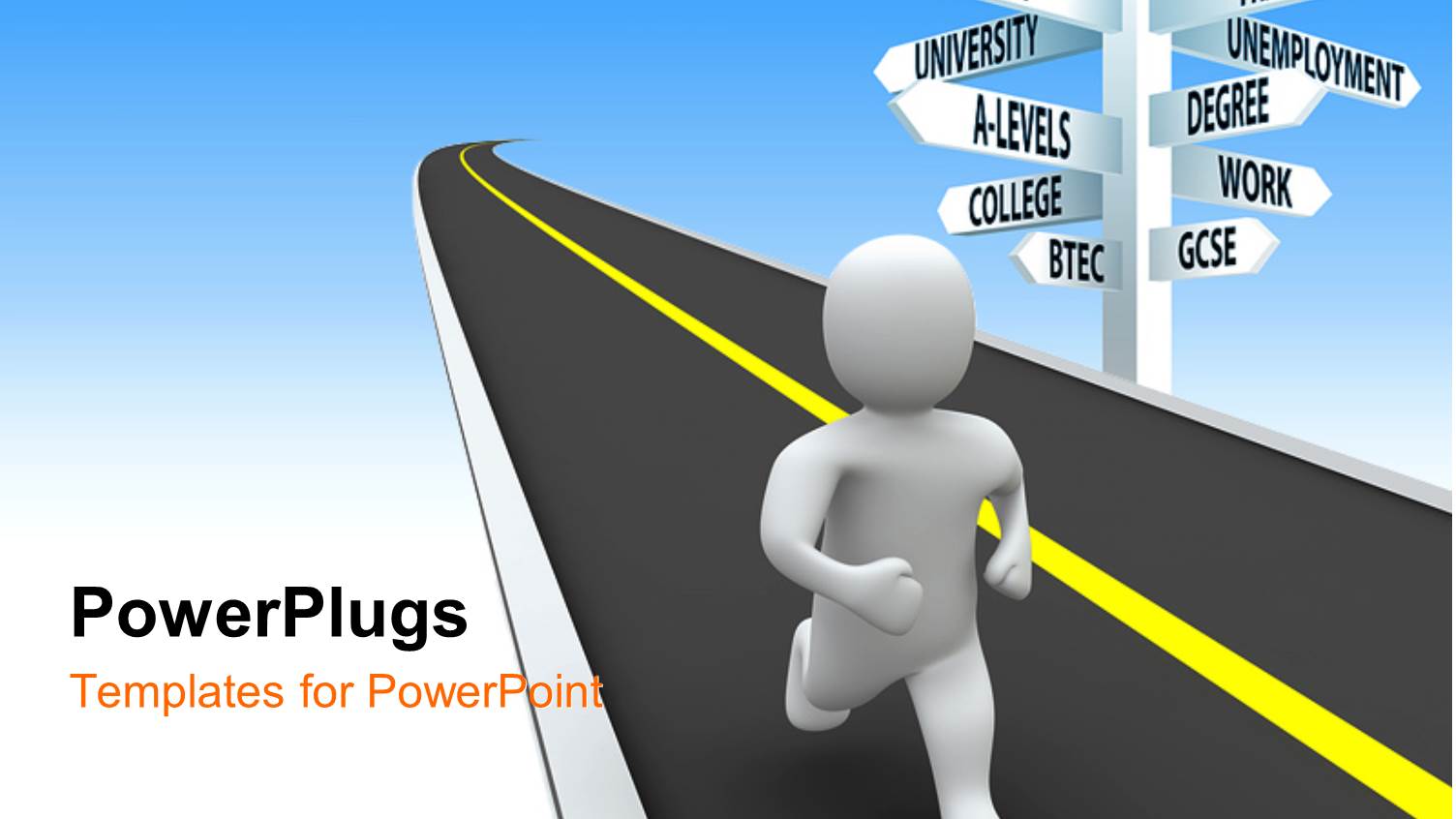 a Person Running on the Road