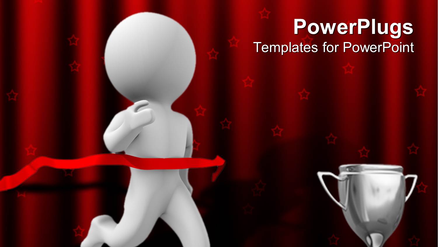 a Person Running Towards the Cup