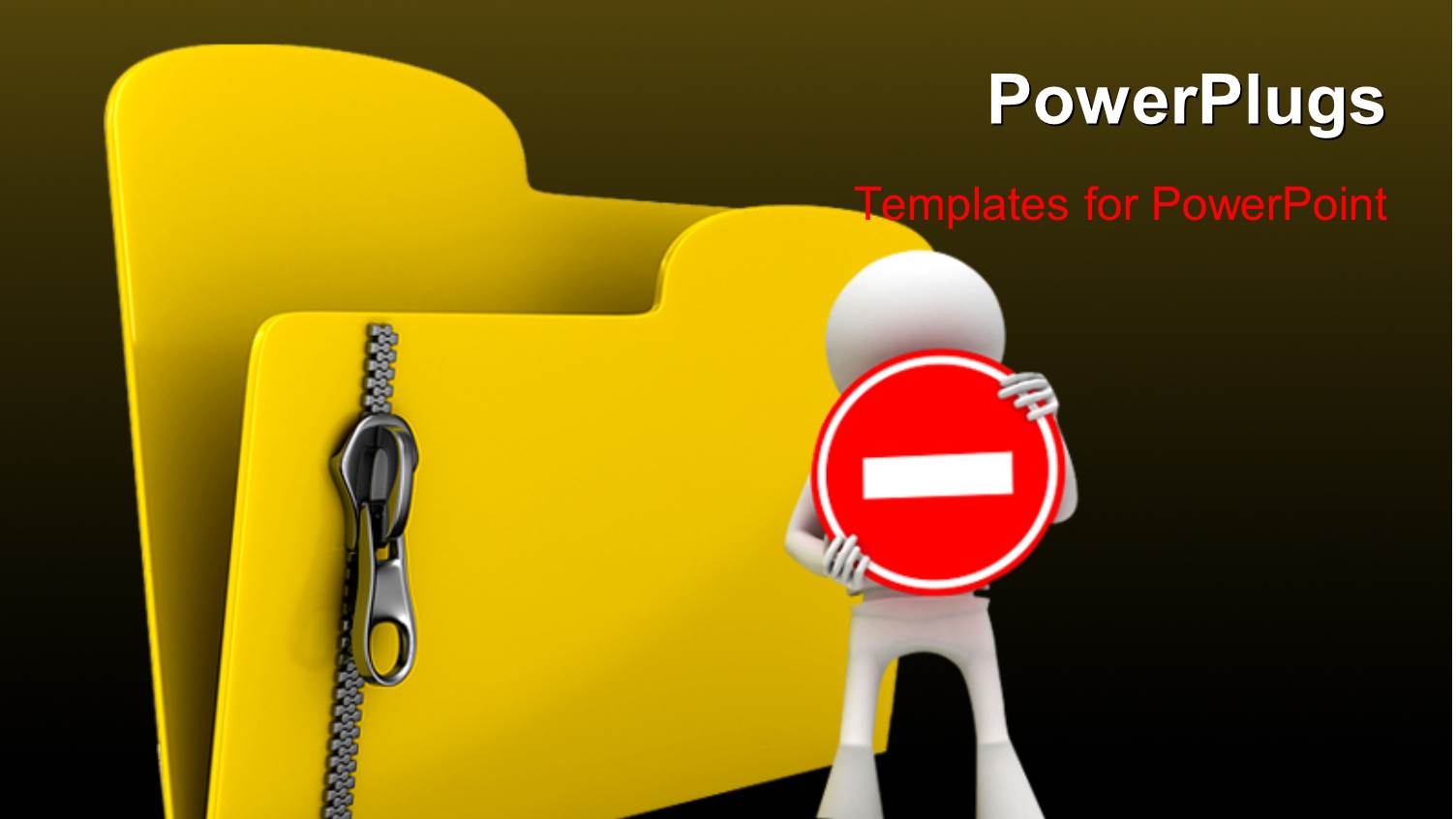 a Person Showing a Minus Sign with a File Holder in Background