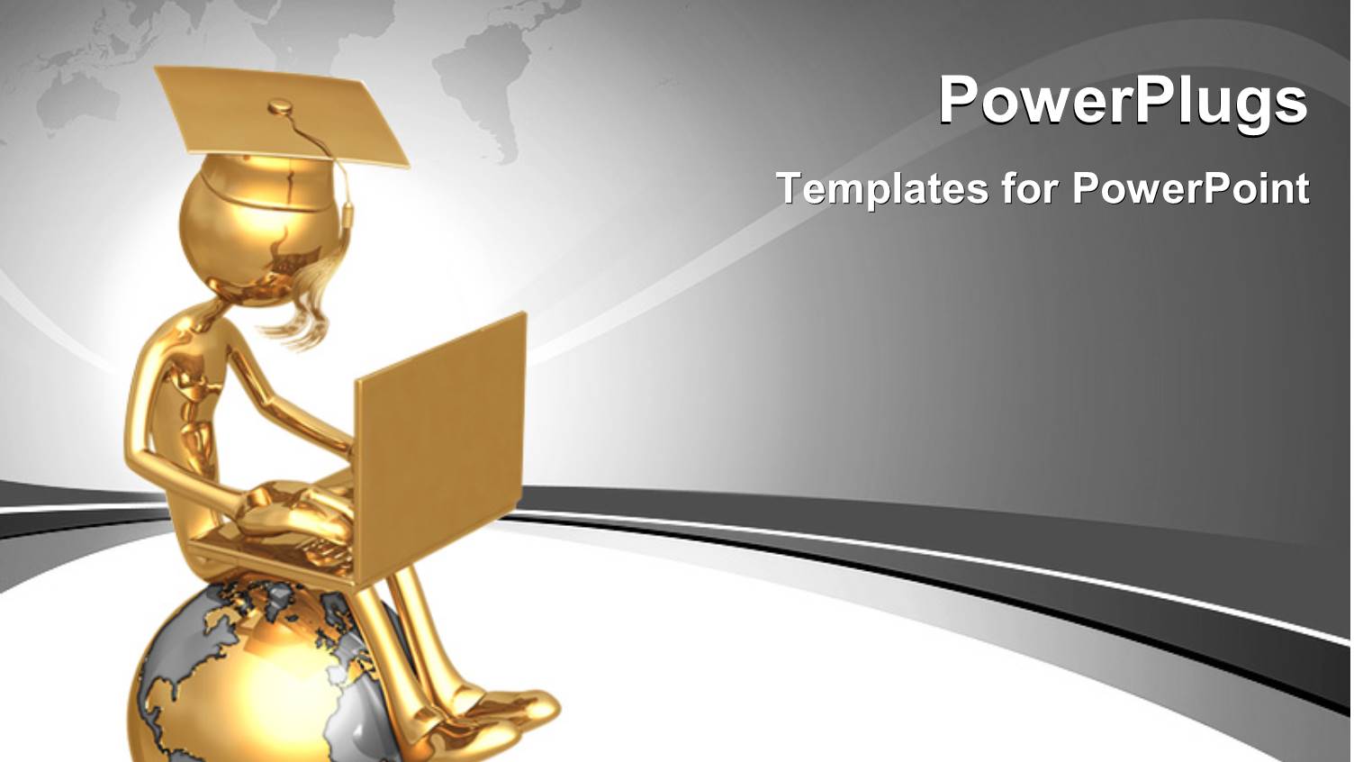 a Person Sitting on Top of the Globe after Graduation