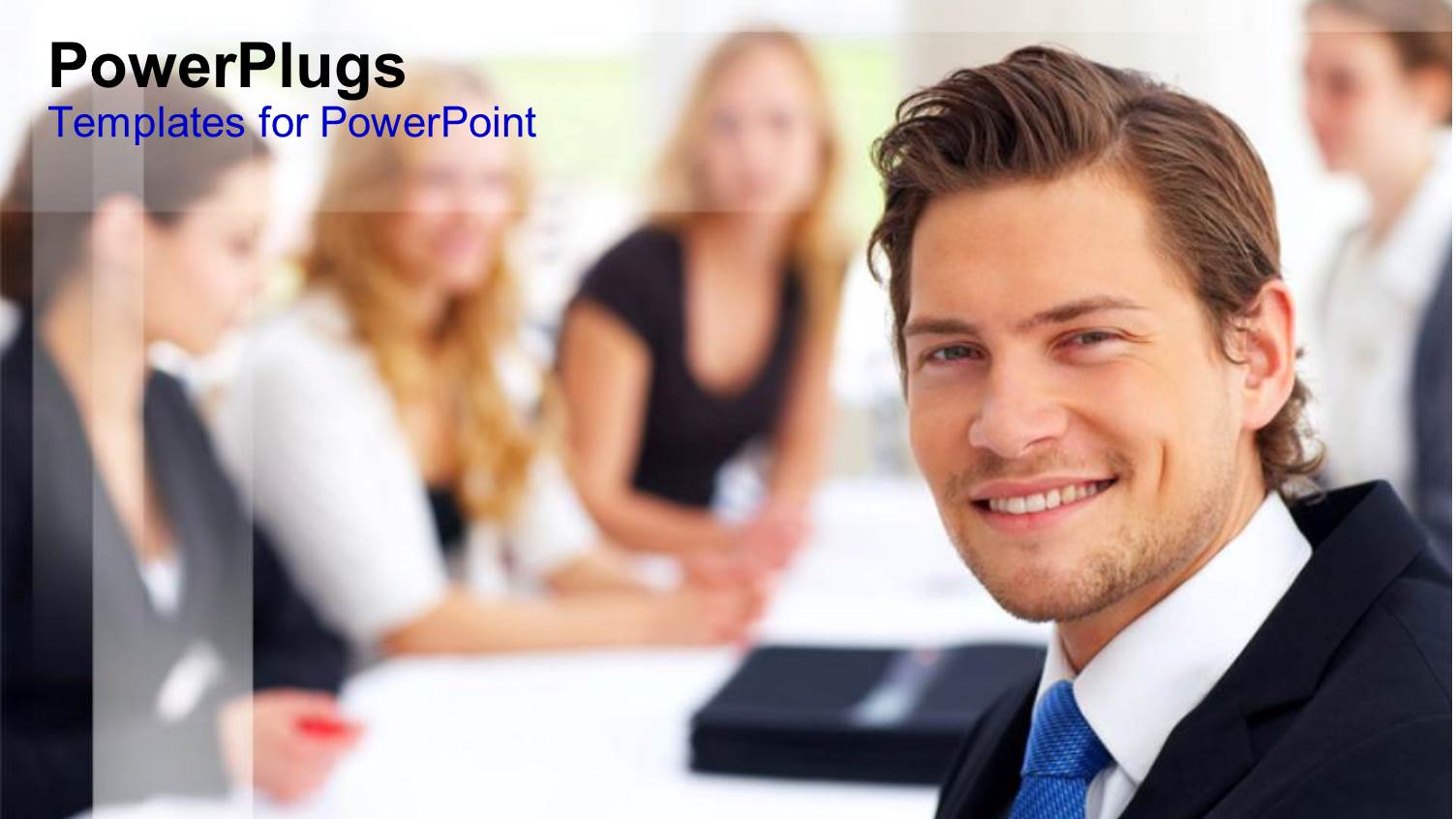 a Person Smiling Along with his Team