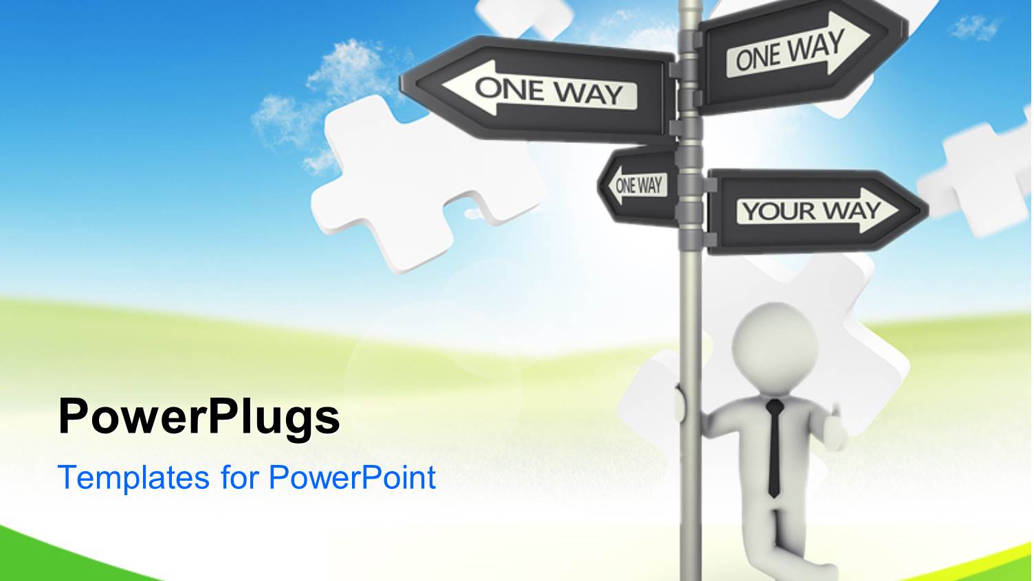 a Person Thinking of Going One Way or the other