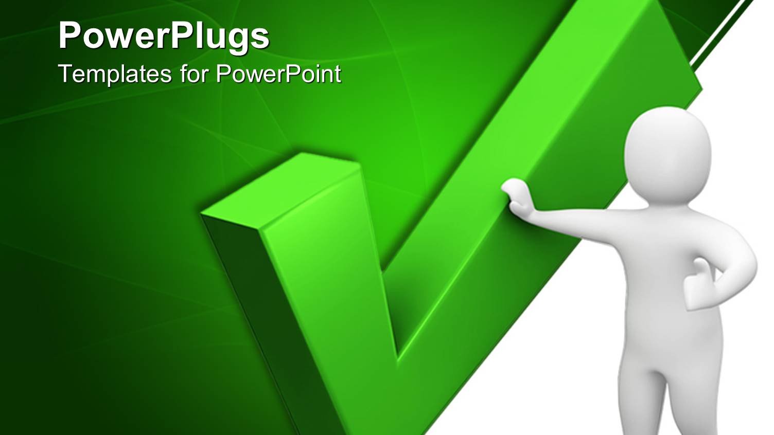 a Person with the Tick Sign