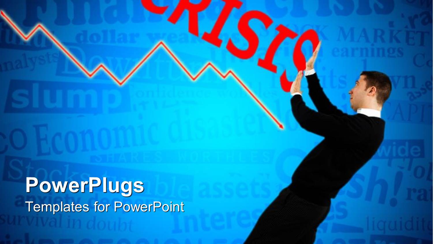 a Person Trying to Fight Crisis with Economy Related Background