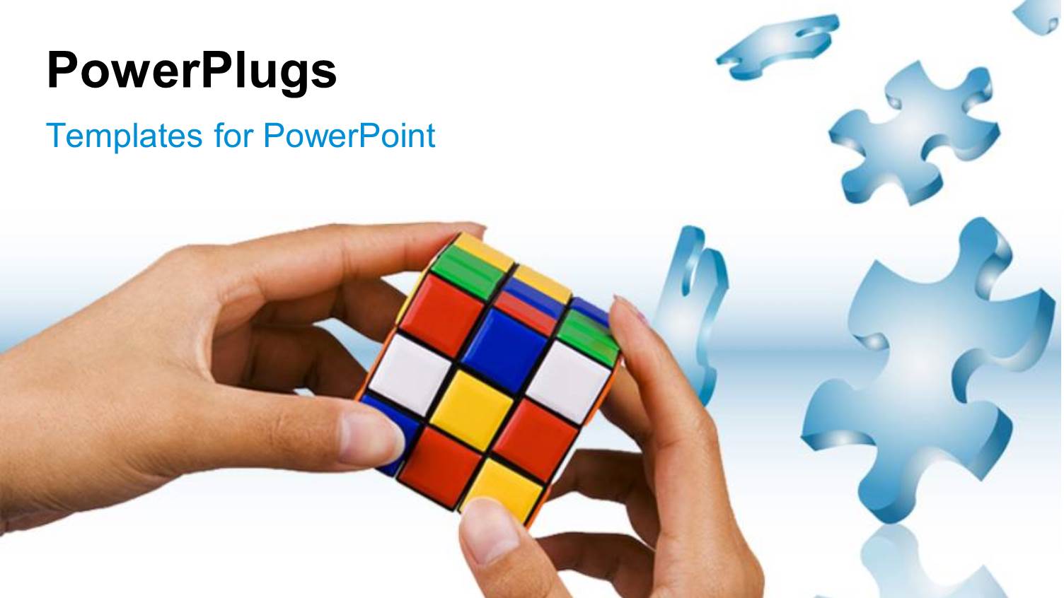 a Person Trying to Solve the Rubik Cube