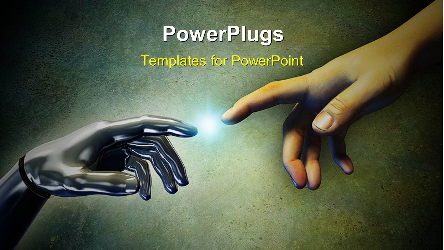 a Person Trying to Touch a Robotic Hand