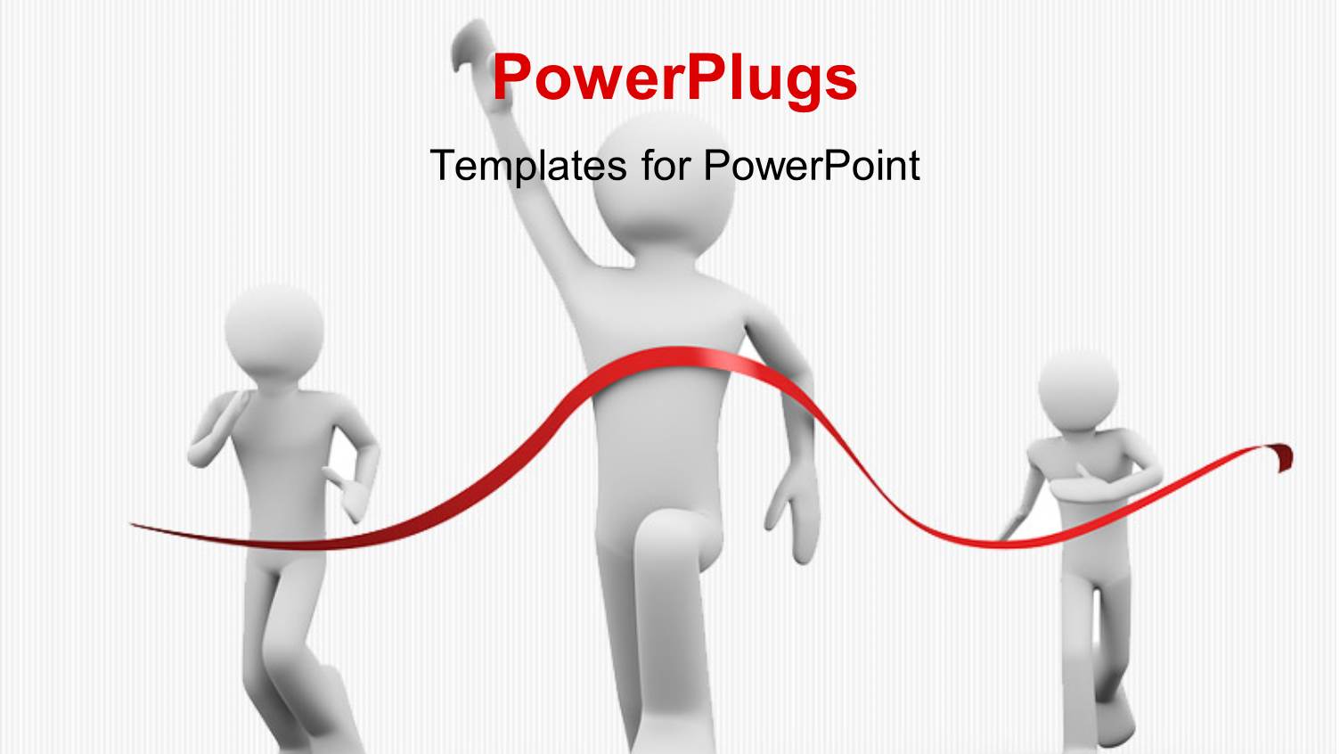 a Person Winning the Race with Lines in the Background