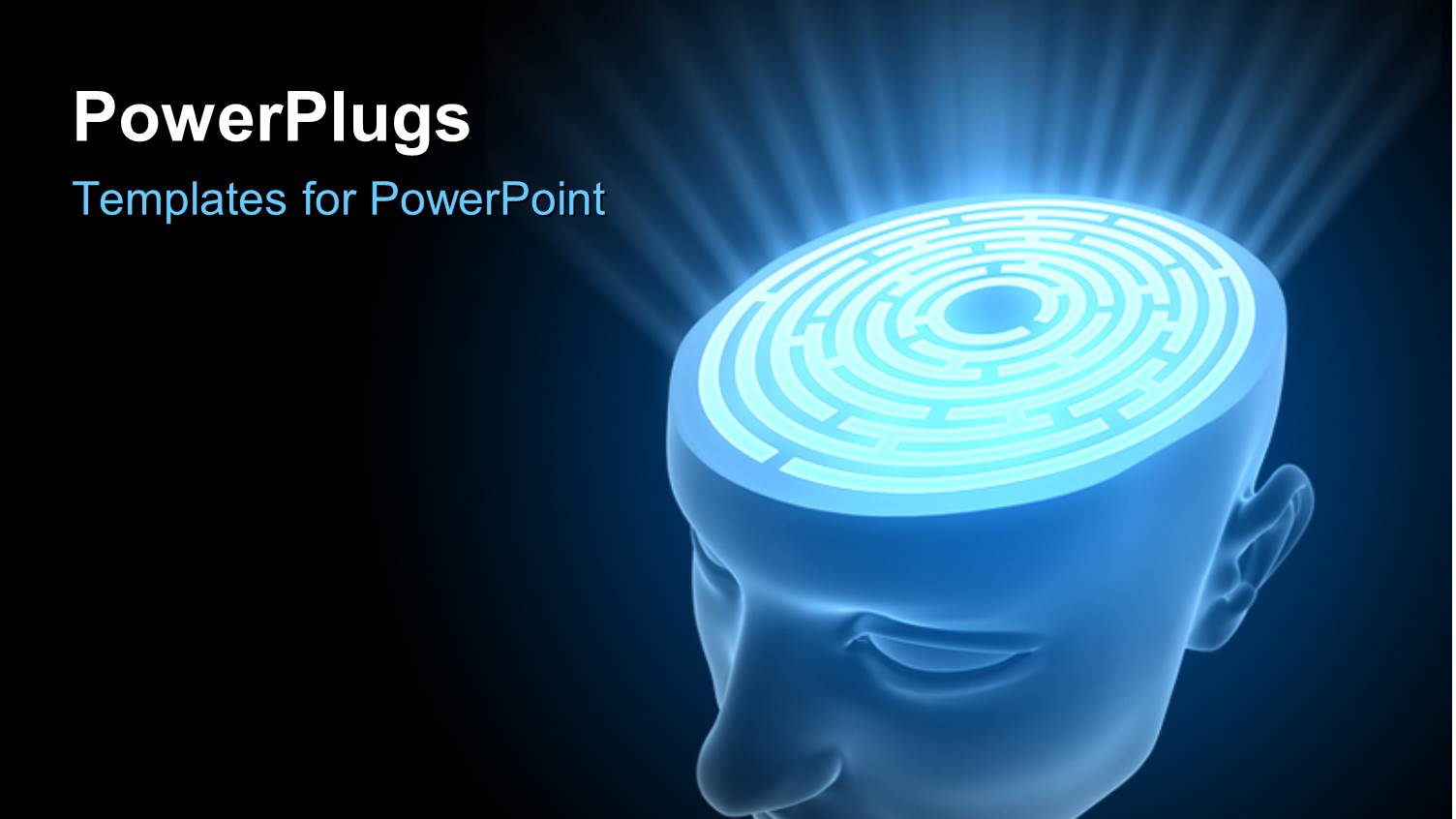 a Person Without a Skull and Bluish Background