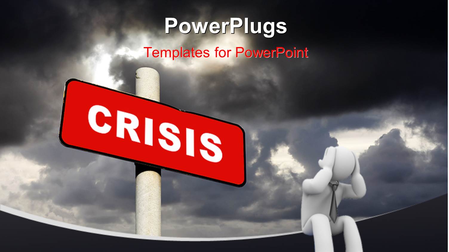 a Person Worried because of Crisis