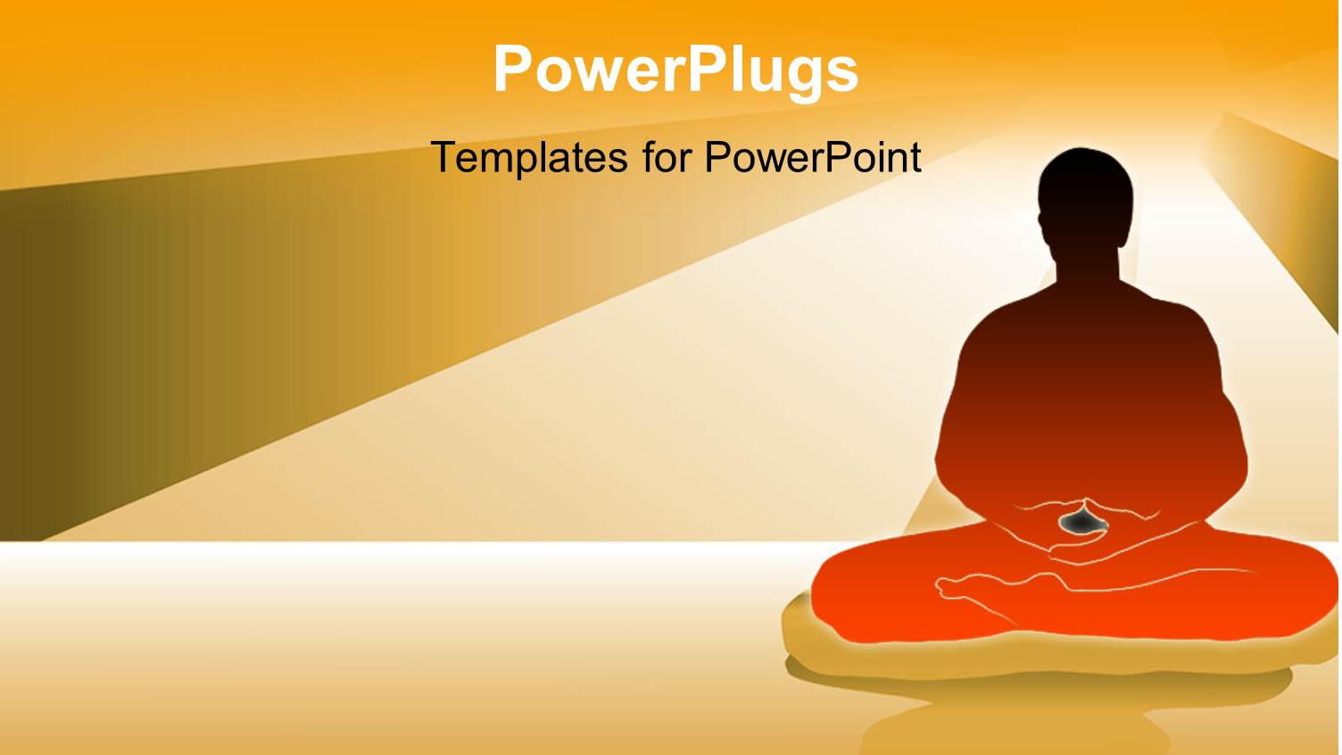 a Person in a Yoga Hape with Lights in the Background