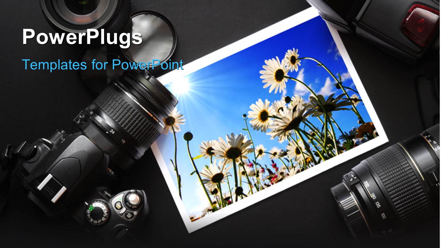 a Photograph with Two Cameras and Lens