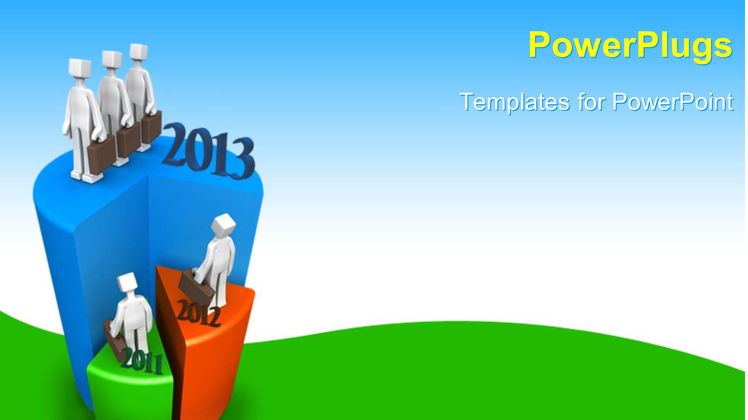 a Pie Chart in Different Shape and Bluish Background