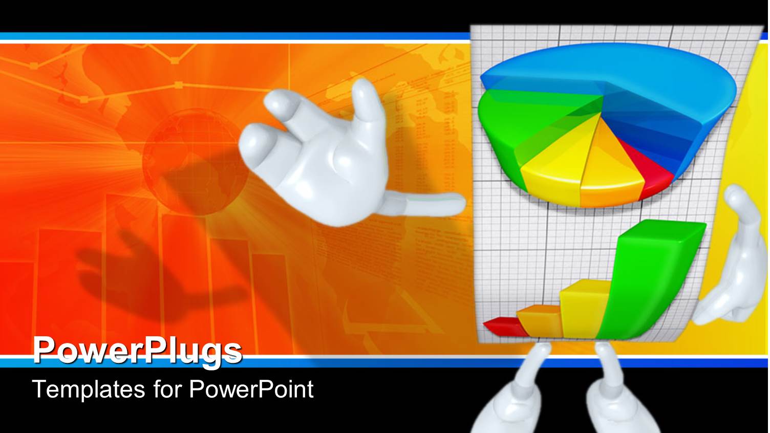 a Pie Chart and Financial Table in the Form of a Person