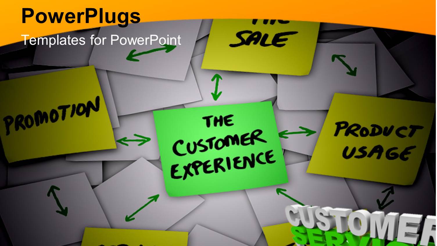 Pile of Sticky Notes Arranged in Customer Experience Mind Map