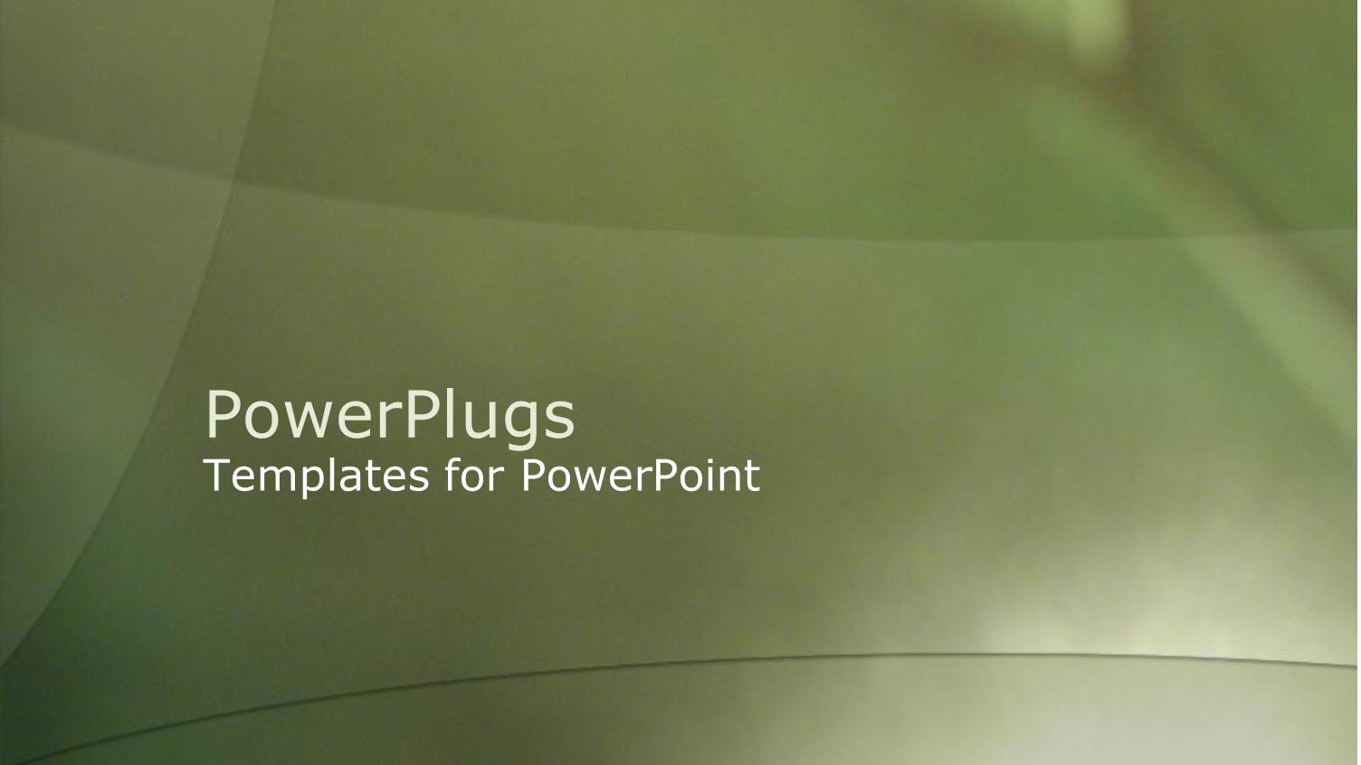 Plain Abstract Olive Green Curves Lit from Lower Right Corner