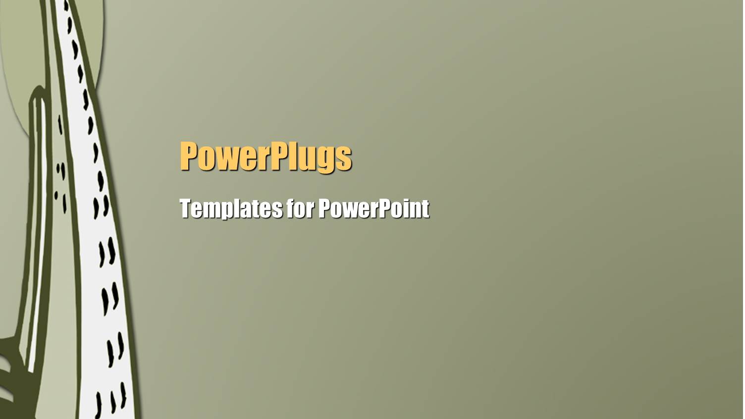 a Plain Ash and White Colored Surface with an Illustration of a Sky Scrapper