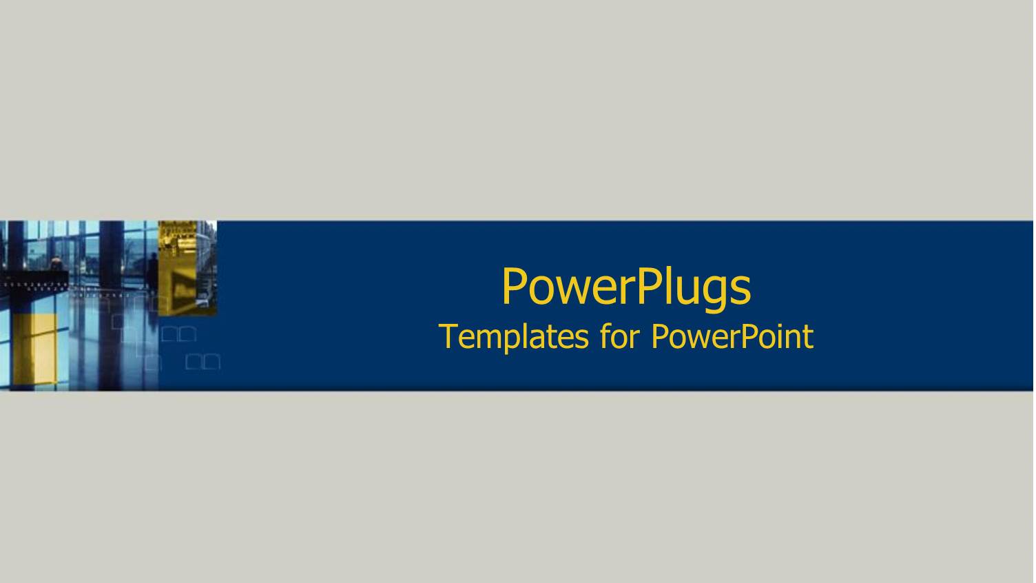 a Plain Ask Colored Background with a Blue Strip