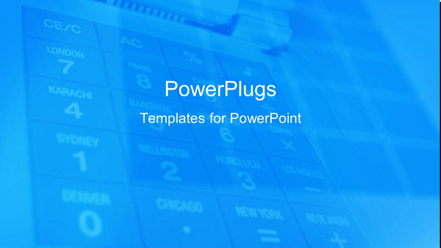 a Plain Blue Background Tile with a Faint Key Board