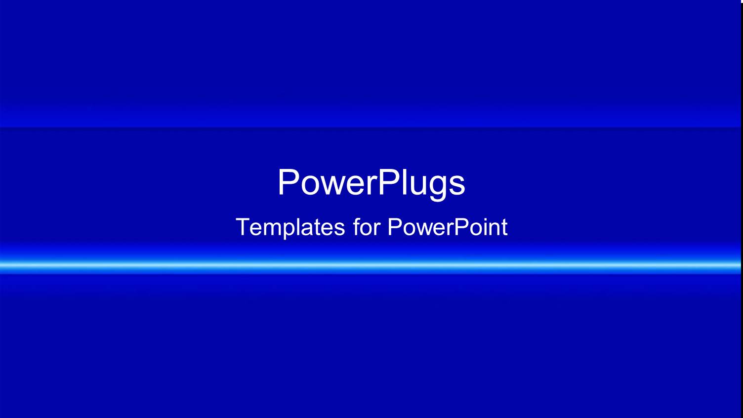 Plain Blue Gradient with Neon Line