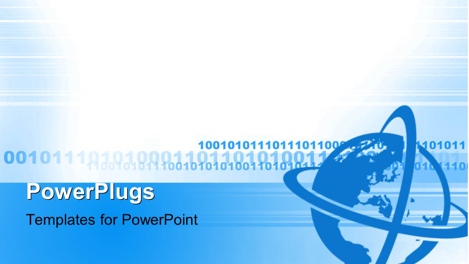 a Plain Blue and White Display Tile with a Blue Globe