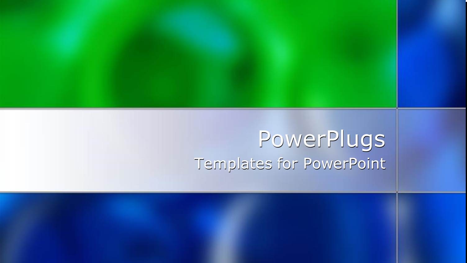 a Plain Blue, White and Green Blurry Background Tile