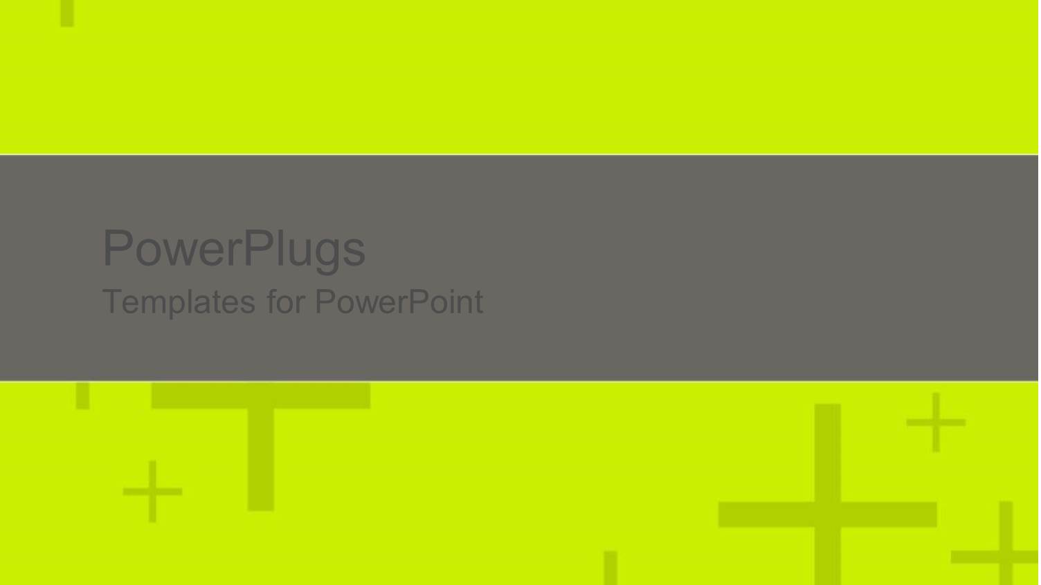 a Plain Bright Yellow Background with Lots of Cross Symbols on it