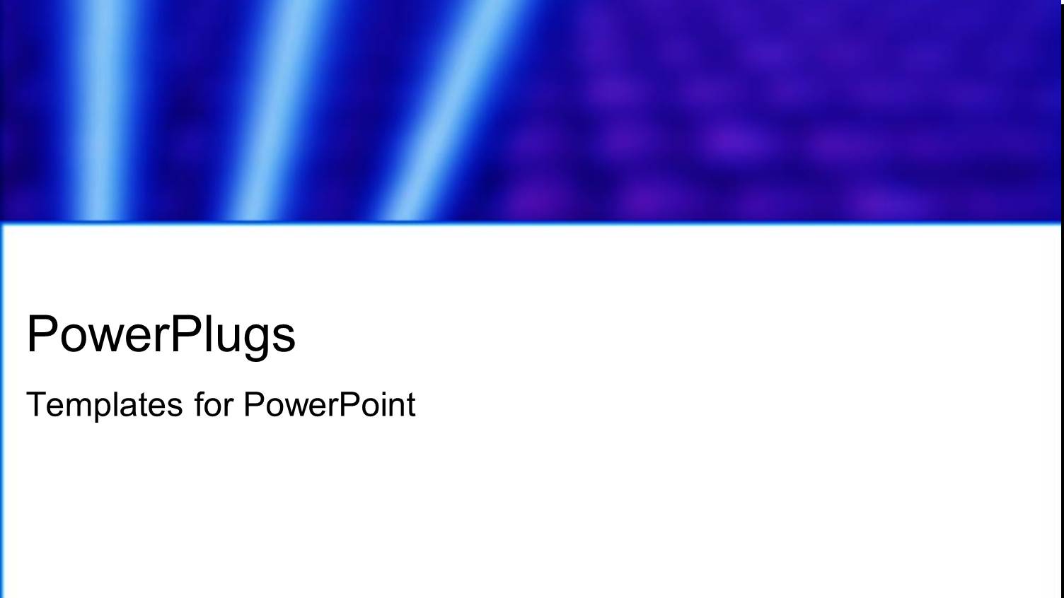 Plain Clear Blue Background Tile with Three Rays of Bright Light