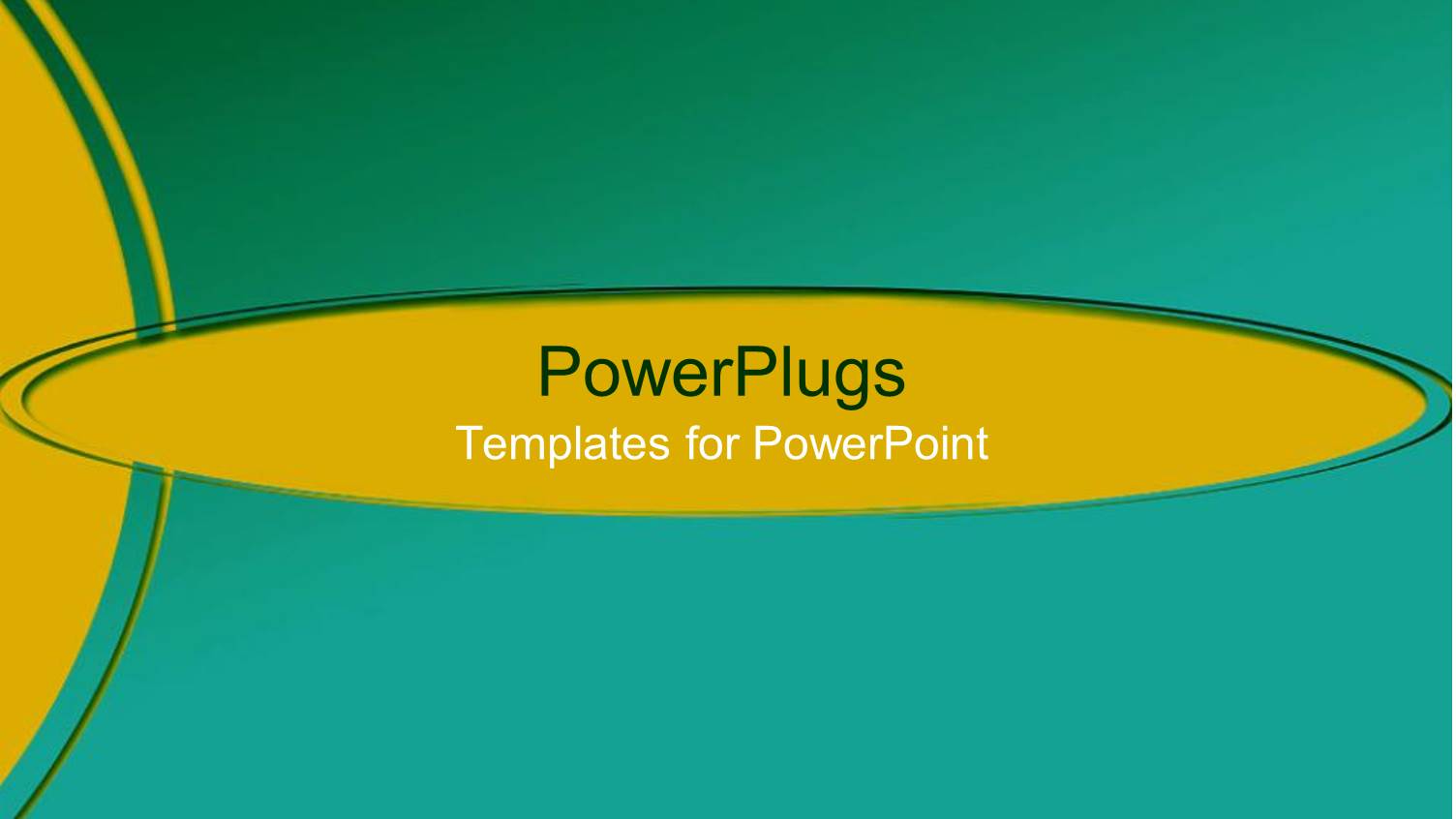 a Plain Green Background with some Curvy Yellow Lines