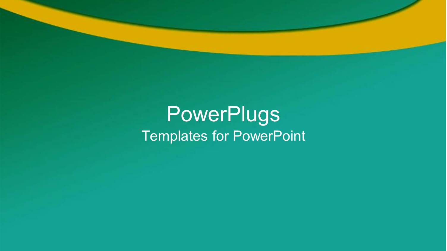 Plain Green Background Surface with a Thick Yellow Circular Stripe