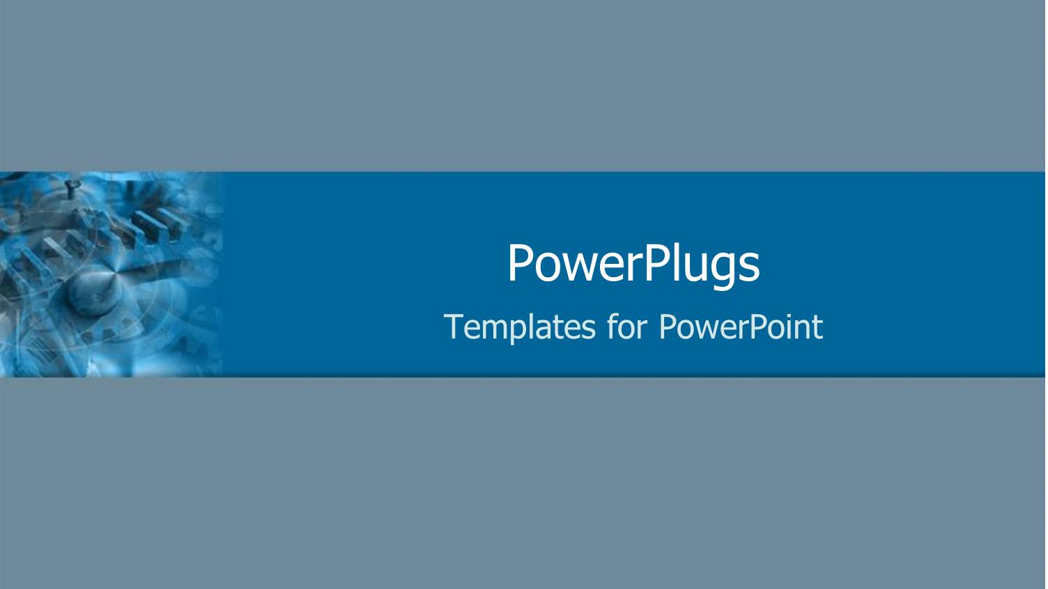 Plain Grey Colored Background with a Blue Strip Part