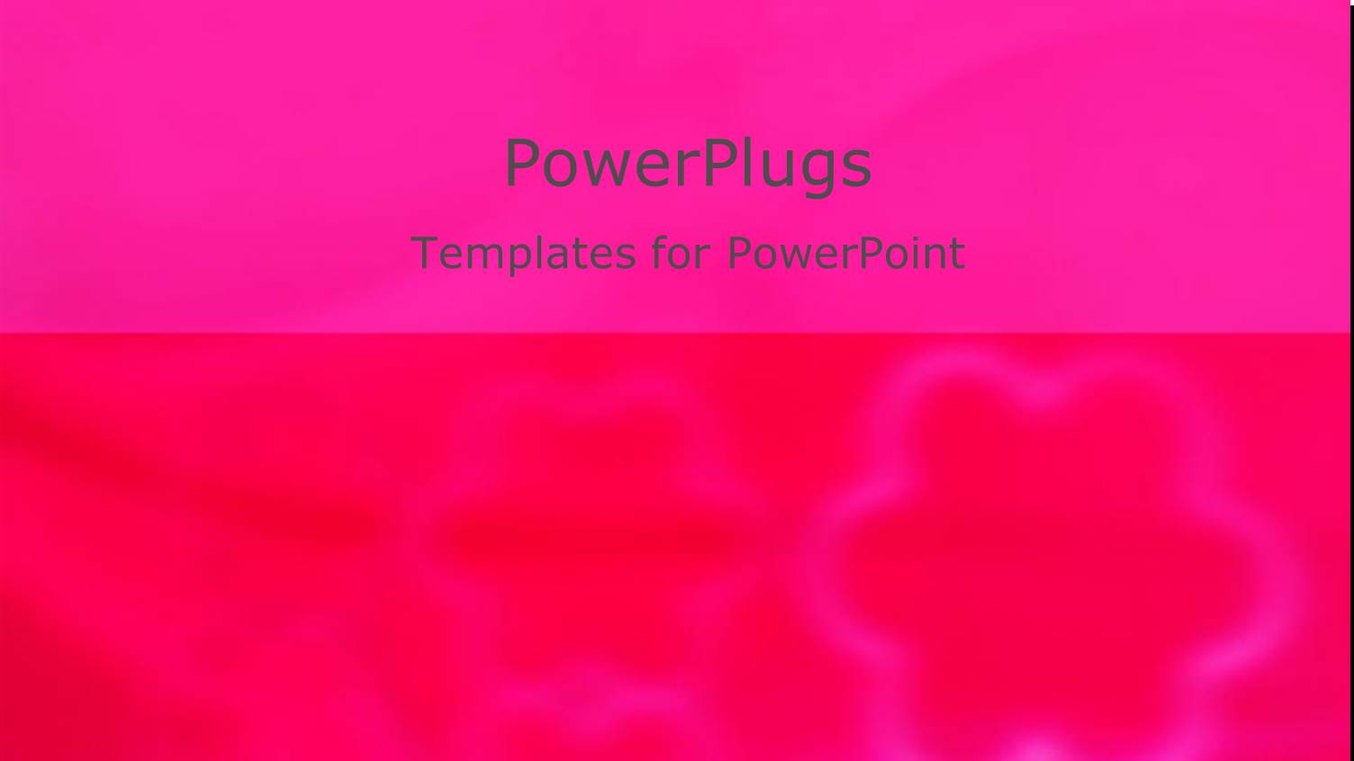 a Plain Pink Colored Blurry Background with Floral Designs