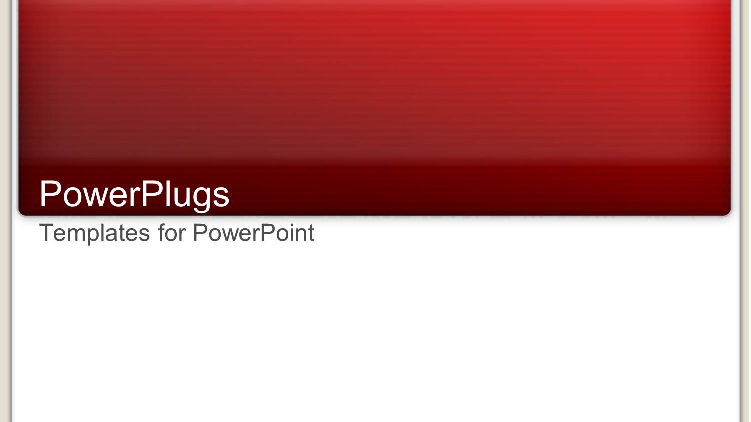 a Plain Red Colored Bar on a White Background