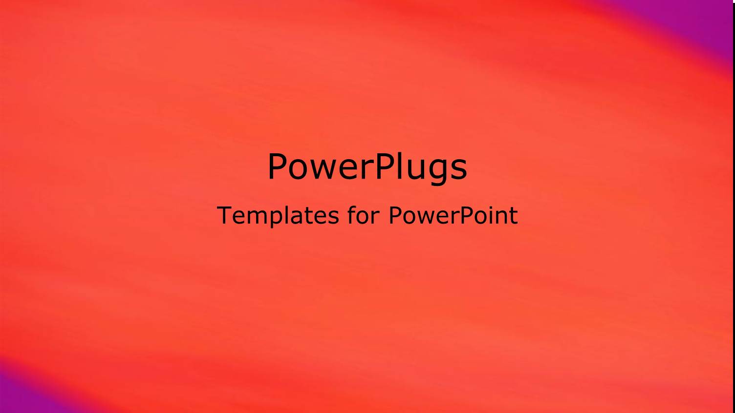 Plain Red Orange Diagonal Banner on Purple Background