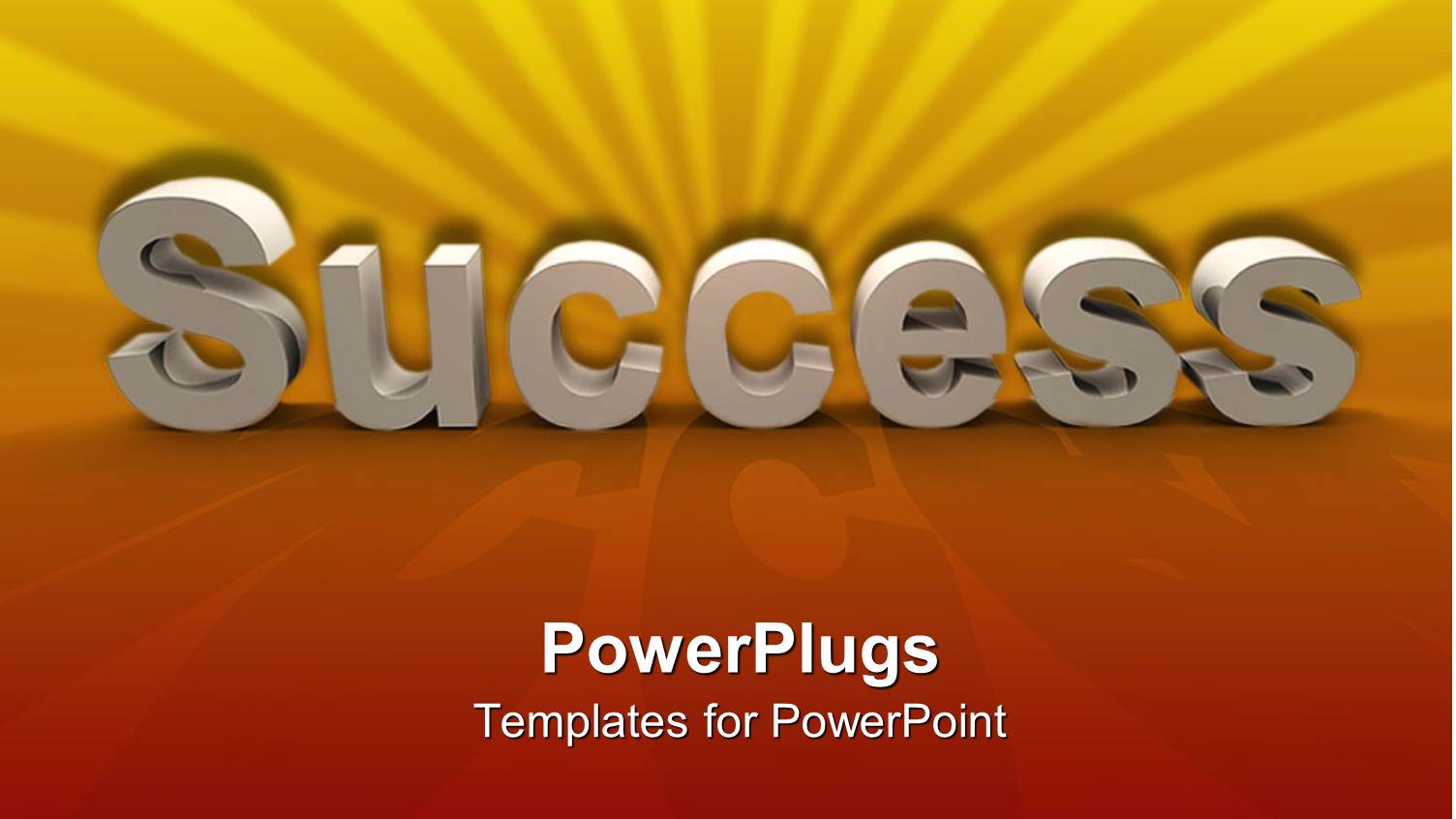 a Plain Red and Yellow Background with a Text that Spells Out the Word 