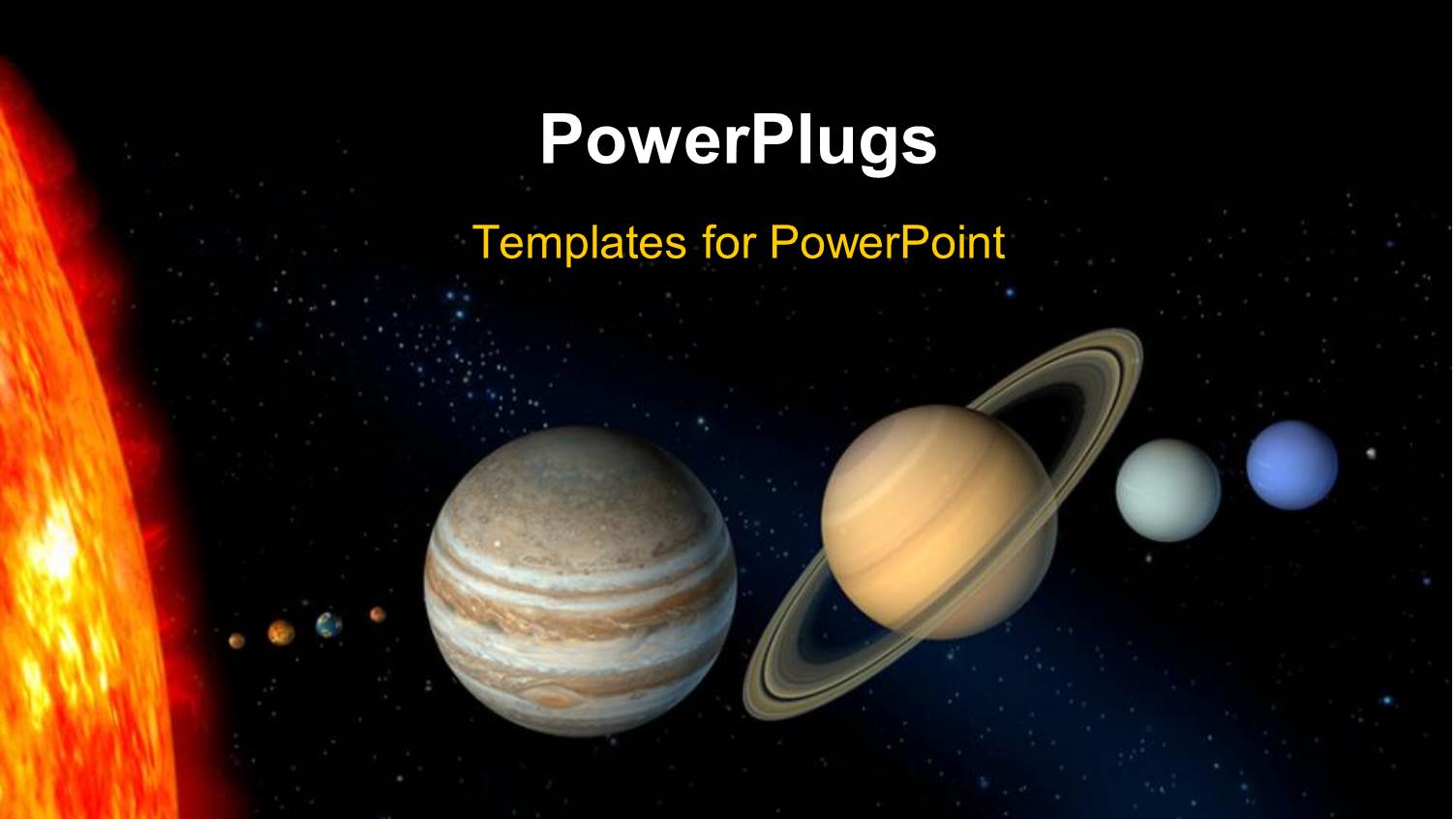Planets and Sun with other Planets from our Solar System