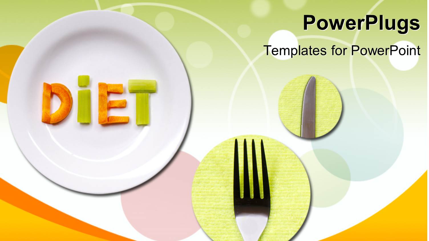 a Plates , a Knife and a Fork