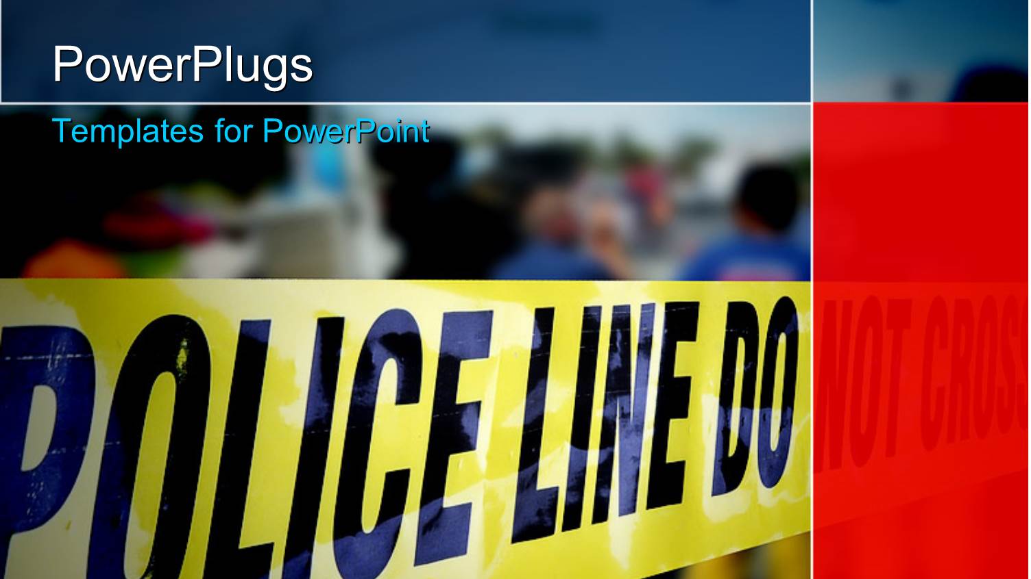 Police Line - do not Cross Message with Accident Scene