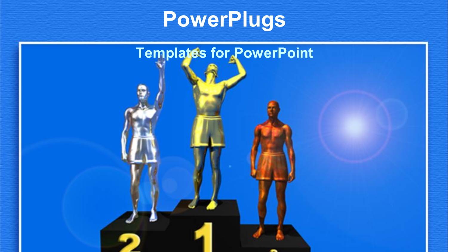 the Position Holders on the Winning Podium