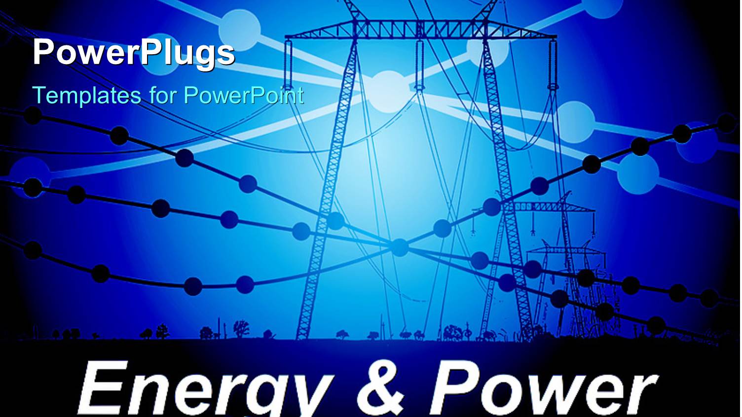 Power Line Carriers with small Circles Showing Connection Points