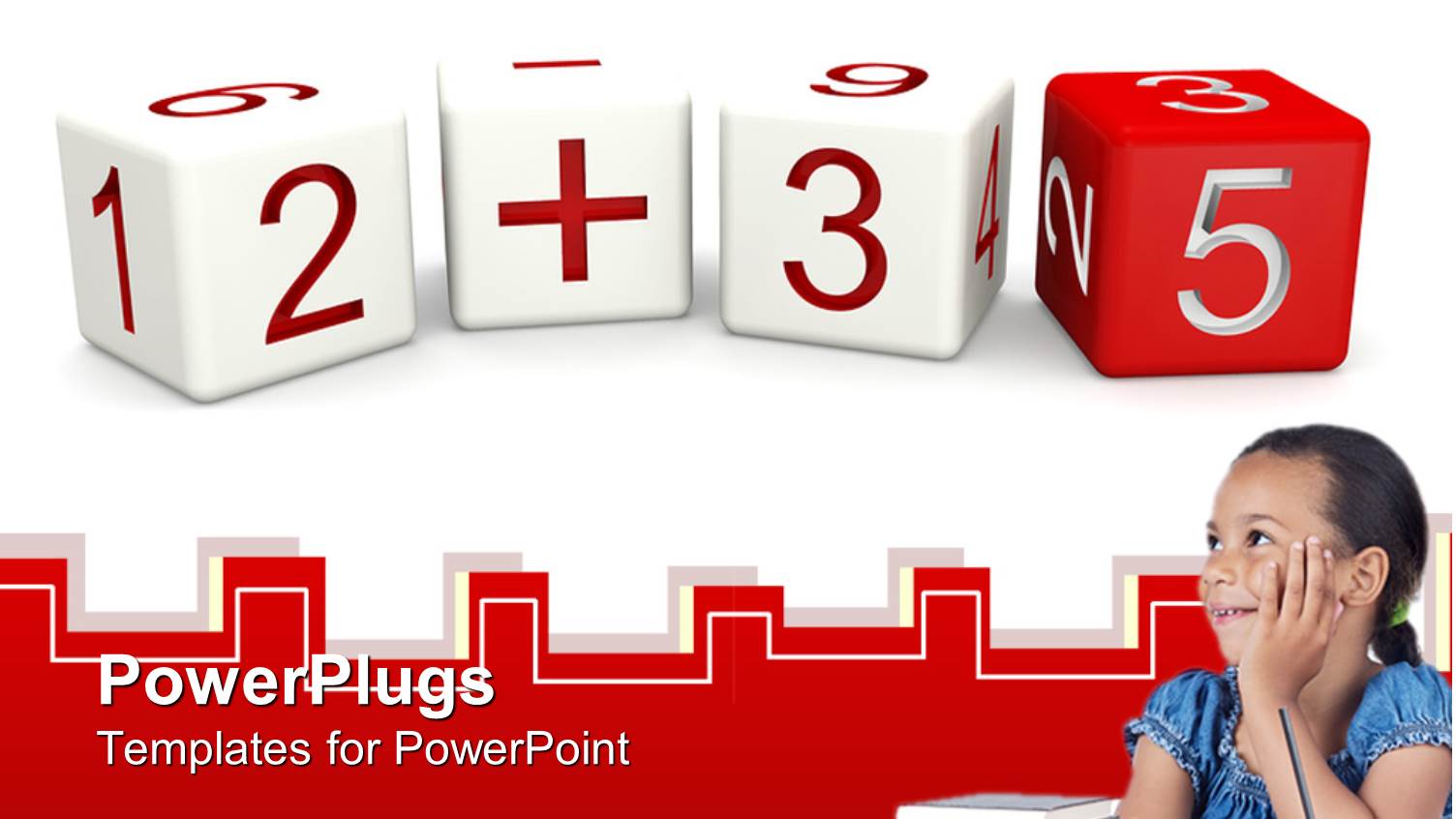 a Pretty Female Pupil with a Stack of Books