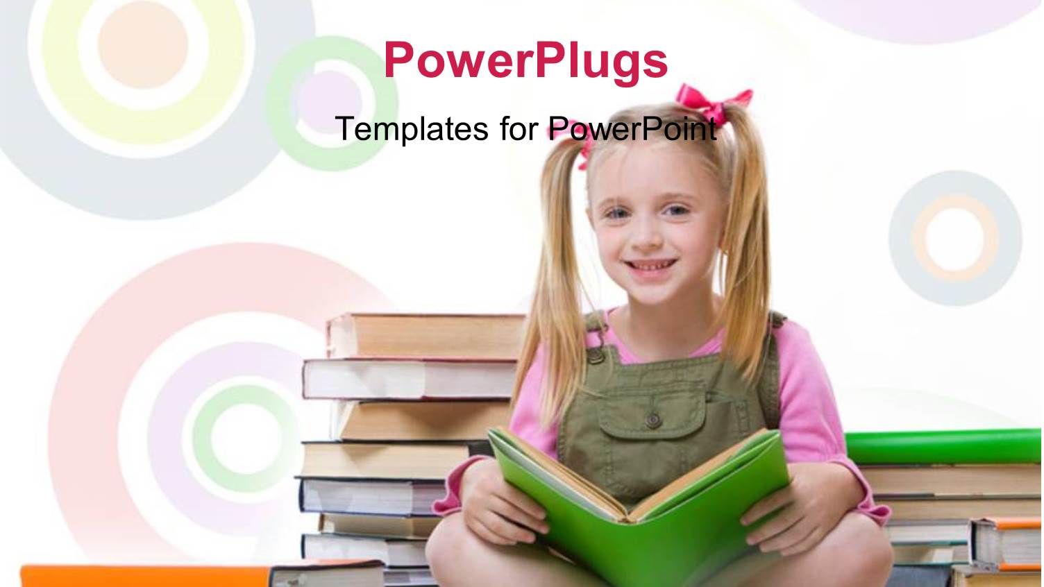 a Pretty Girl Sitting Cross Legged Reading a Book