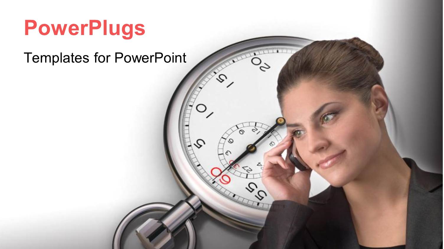 a Pretty Lady Having a Phone Call and Smiling