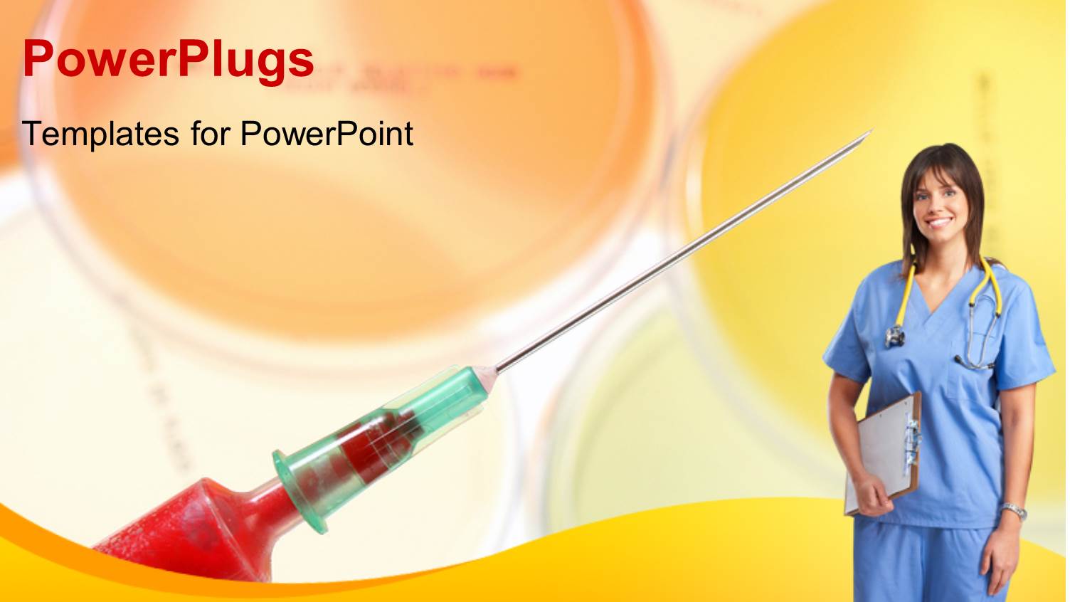 a Pretty Lady Wearing a Medical Outfit and Smiling