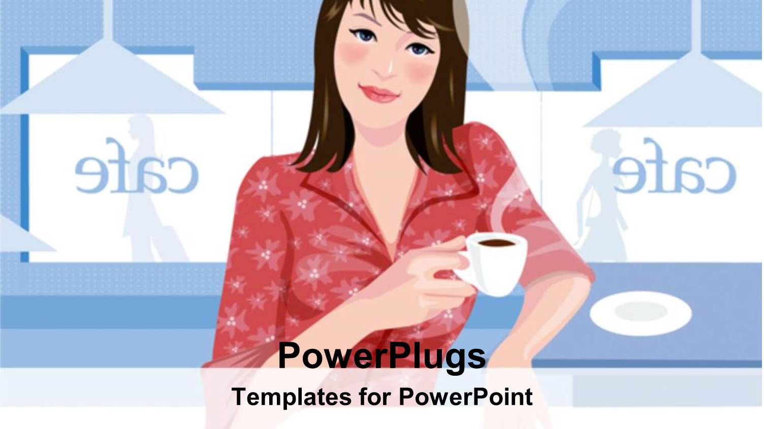 a Pretty Smiling Lady Holding a Cup with Liquid in it