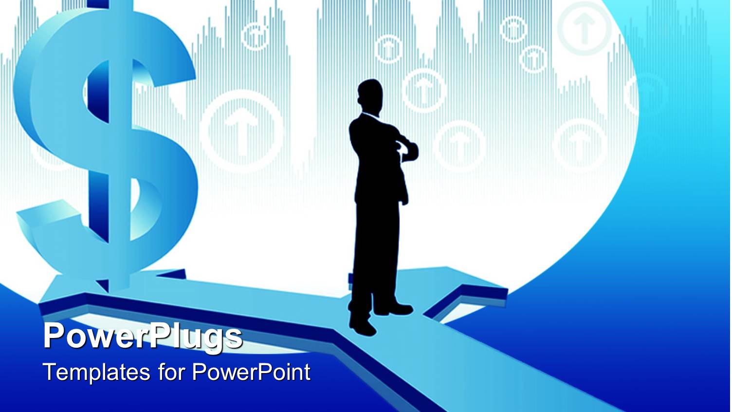 a Professional with a Dollar Sign Behind him