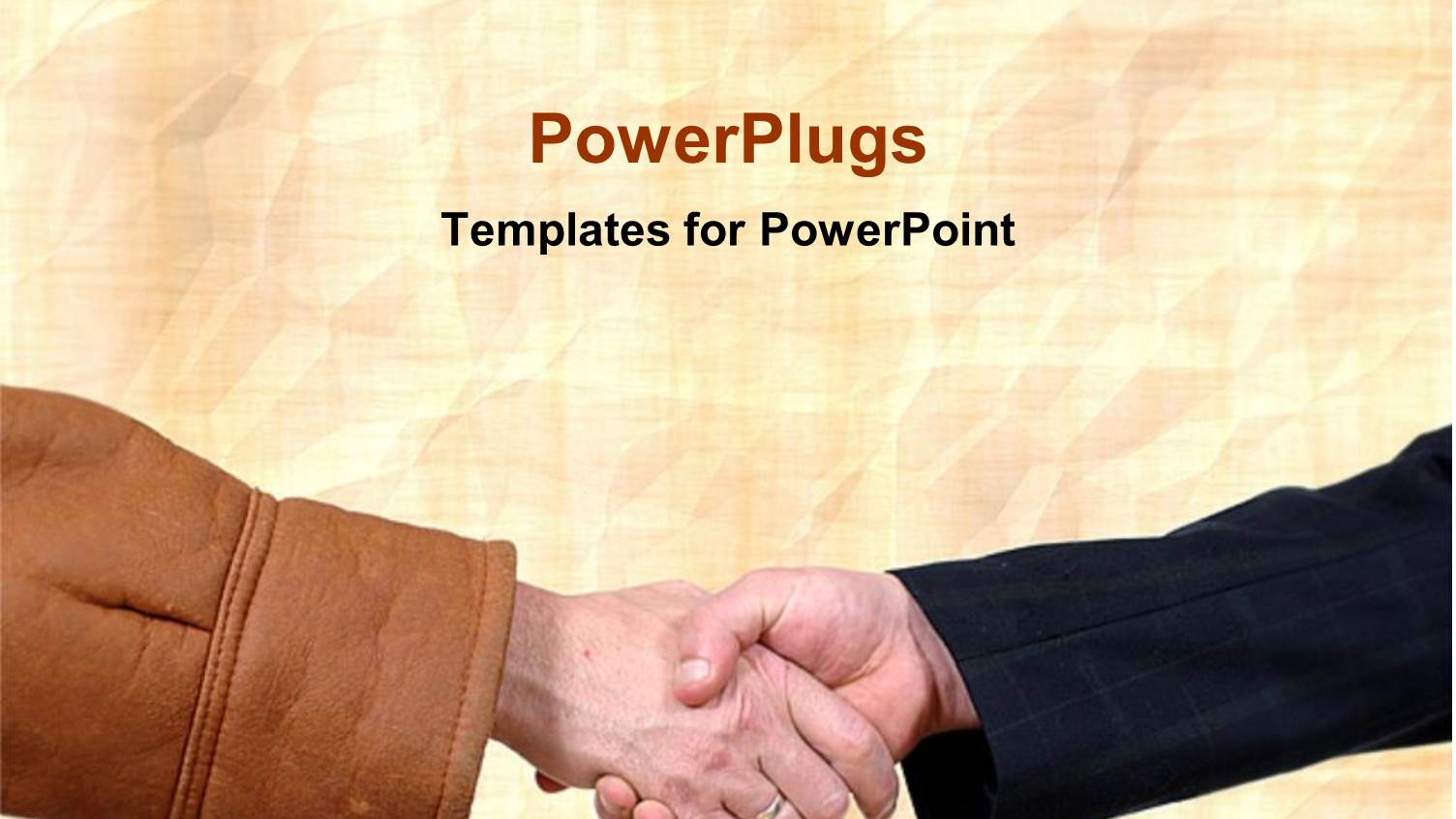 a Professional Hand Shake with Colorful Background