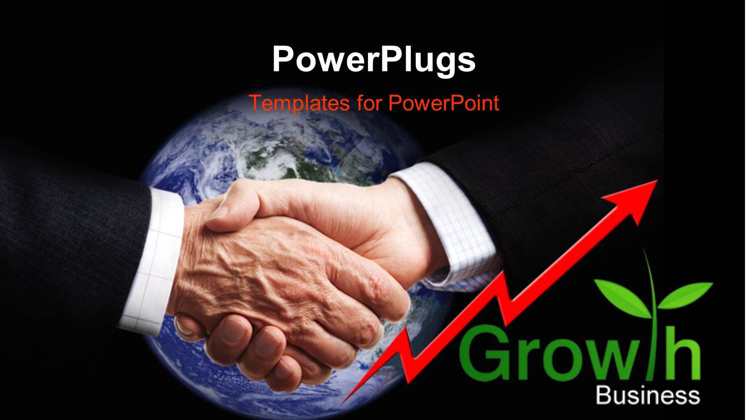 a Professional Handshake with Blackish Background