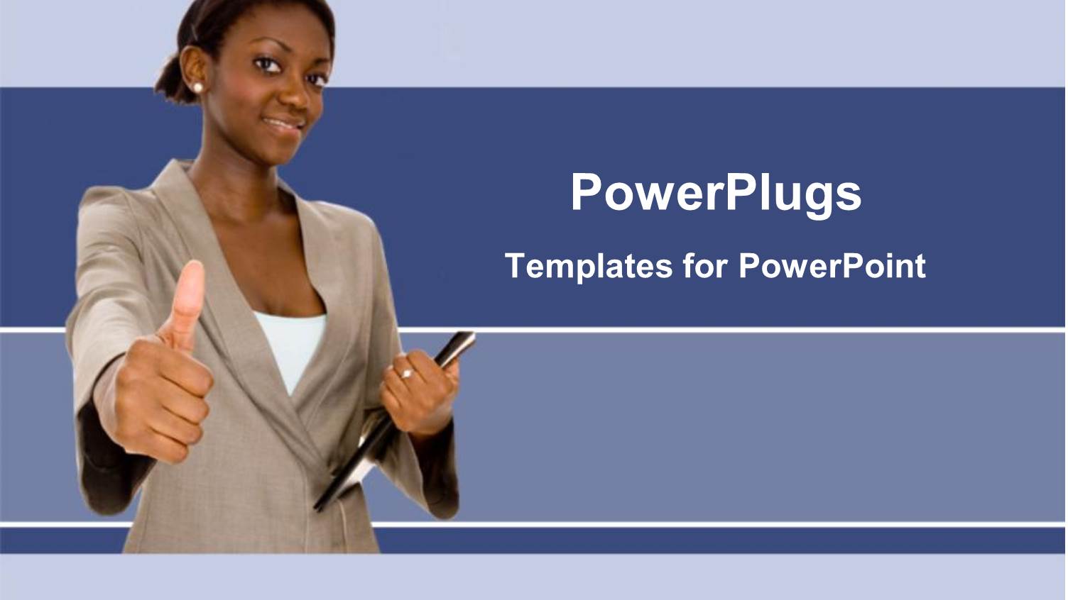 a Professional Holding a File with Bluish Background