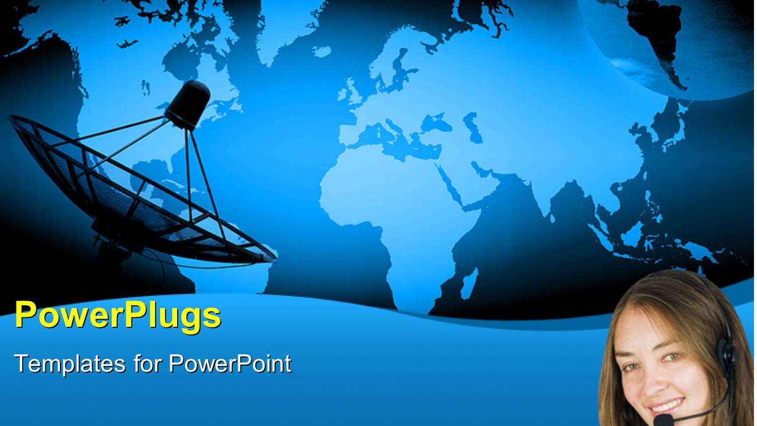 a Professional with the Map of Earth in the Background