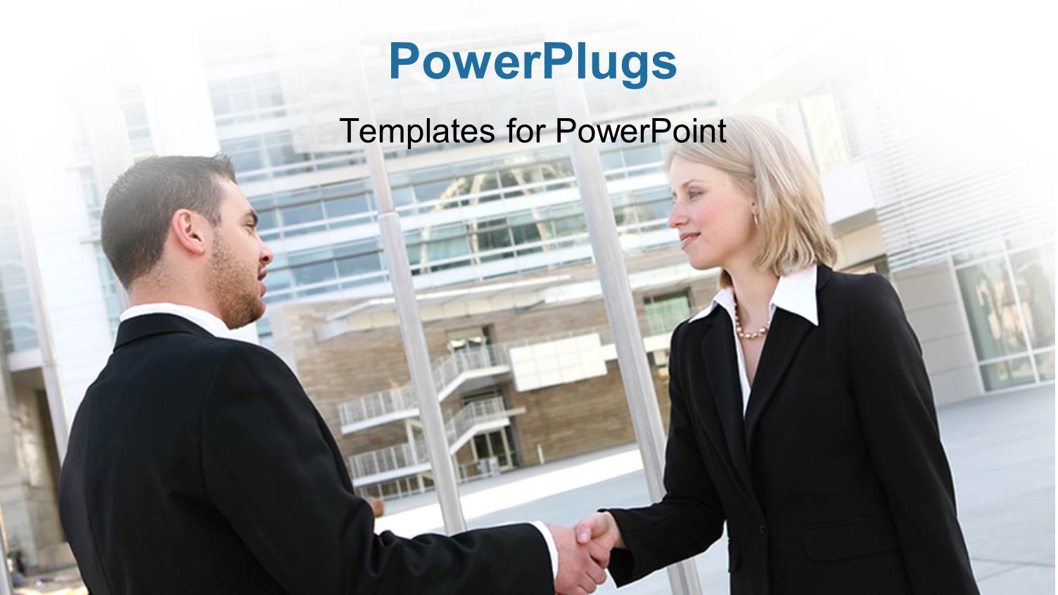 a Professional Meetup with Building in the Background